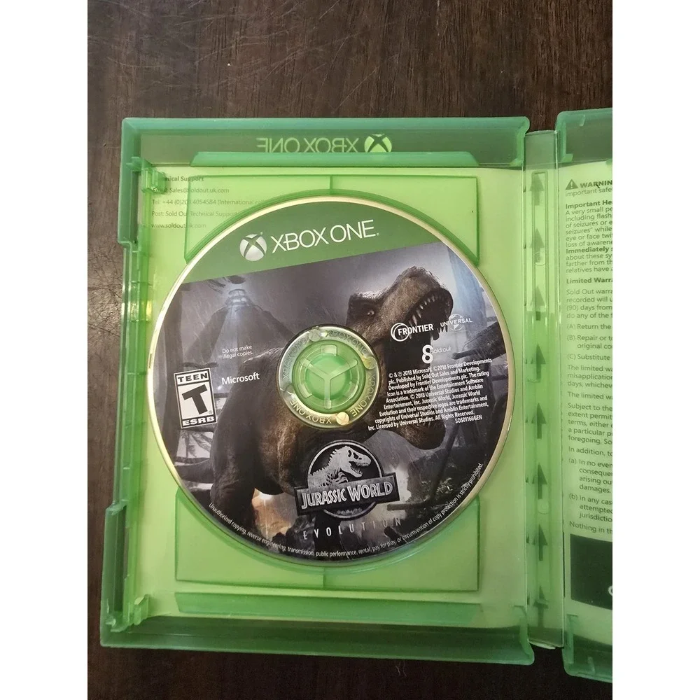 Xbox‎ One Game Jurassic Park Evolution